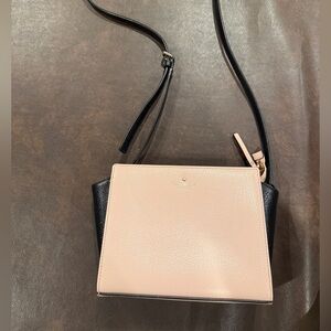 Kate Spade Black and Baby Pink Crossbody Bag